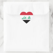 Sticker Cœur irak (Sac)