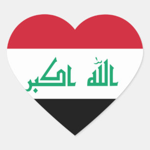 Sticker Cœur irak