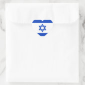Sticker Cœur Israël - Drapeau israélien (Sac)