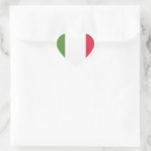 Sticker Cœur Italie Drapeau - emoji Twitter (Sac)