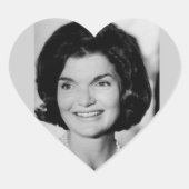 Sticker Cœur Jackie Kennedy (Devant)