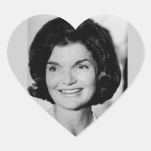 Sticker Cœur Jackie Kennedy