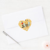Sticker Cœur J'adore être moi ! (Enveloppe)