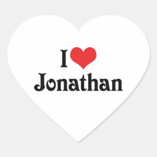 Sticker Cœur J'adore Jonathan