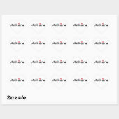 Sticker Cœur J'aime Ankara (Feuille)