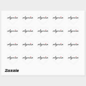 Sticker Cœur J'aime l'Algérie (Feuille)