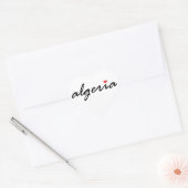 Sticker Cœur J'aime l'Algérie (Enveloppe)