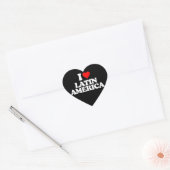 STICKER CŒUR J'AIME L'AMÉRIQUE LATINE (Enveloppe)