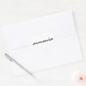 Sticker Cœur J'aime l'Arménie (Enveloppe)