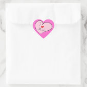 Sticker Cœur J'aime maman (Sac)