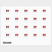 STICKER CŒUR J'AIME MON PASTEUR (Feuille)