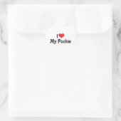 Sticker Cœur J'Aime Mon Pookie (Sac)