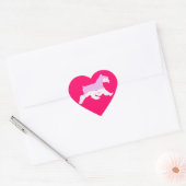 Sticker Cœur J'aime mon Schnauzer -Sticker (Enveloppe)