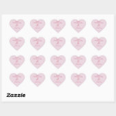 Sticker Cœur J'aime que vous chérissiez beaucoup Valentines Day (Feuille)
