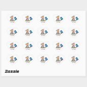 Sticker Cœur Je couds (Feuille)