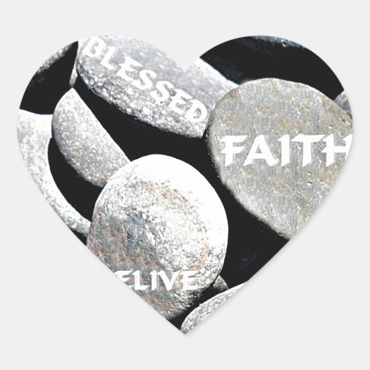 Sticker Cœur Je crois_ (Devant)