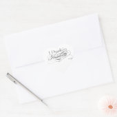 Sticker Cœur Je demeure dans la possibilité - Citation d'Emily  (Enveloppe)