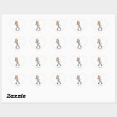 Sticker Cœur Je marche (Feuille)