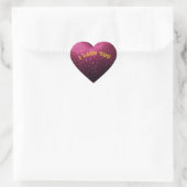 Sticker Cœur Je t'aime (Sac)