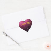 Sticker Cœur Je t'aime (Enveloppe)