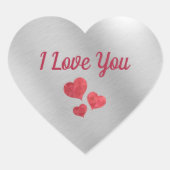Sticker Cœur Je t'aime (Devant)