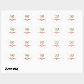 Sticker Cœur Je T'Aime (Feuille)