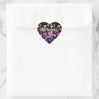 Sticker Cœur Je t'aime ! (Personnalisable)
