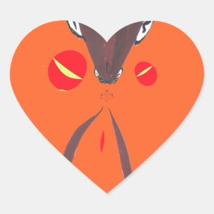 Sticker Cœur Je vous aime Nakupenda Swahili