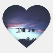 STICKER CŒUR JEAN 3:16 (Devant)