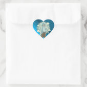 Sticker Cœur Jellyfish Boy Anime Coffee Art (Sac)