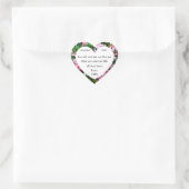 Sticker Cœur Jérémie 29:13 (Sac)