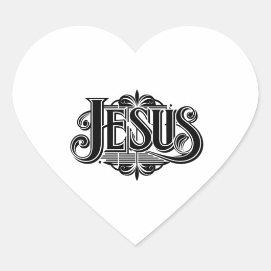 Sticker Cœur Jésus (Devant)