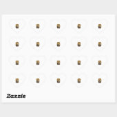 Sticker Cœur Jésus Escalier Flou Test Captcha Sécurité Tech Hum (Feuille)