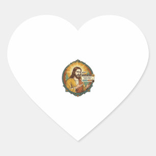Sticker Cœur Jésus Mise à Jour Logcielle Ennuyeuse Pop Up Humou