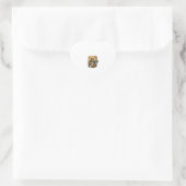 Sticker Cœur Jésus pleurant Erreur de syntaxe Codage Programmeu (Sac)