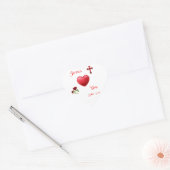 Sticker Cœur jésus t'aime (Enveloppe)