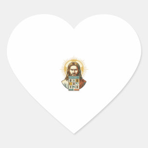 Sticker Cœur Jésus Vérification de Captcha Infinie Feux de Circ