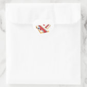 Sticker Cœur Jeu de Cornhole (Sac)