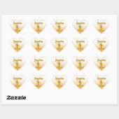 Sticker Cœur Jogging Chick (Feuille)