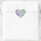 Sticker Cœur John 3:16 (Sac)