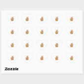 Sticker Cœur Joli chat Sloth ! (Feuille)