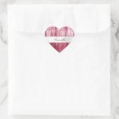 Sticker Cœur Joli Tinsel De Glam Rose (Sac)