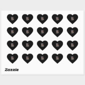Sticker Cœur Jolie Fantaisie Halloween T-shirt Essentiel (Feuille)