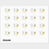 Sticker Cœur Jolis papillons avec citation (Feuille)
