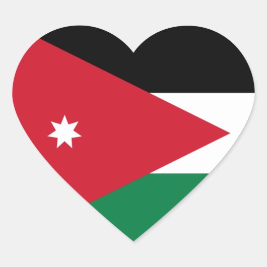 Sticker Cœur jordan (Devant)
