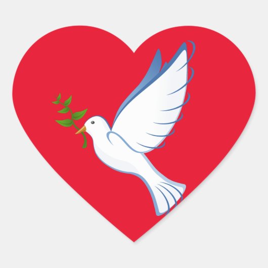 Sticker Cœur Jour de la Saint Valentin (Devant)