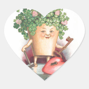 Sticker Cœur Jour de Saint Patrick