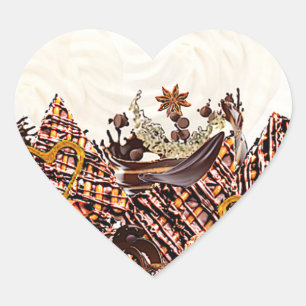 STICKER CŒUR JOUR SUCRÉ DU SOLEIL ! :)