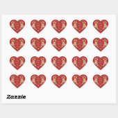Sticker Cœur Joyeuse Saint-Valentin (Feuille)