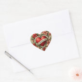 Sticker Cœur Joyeuse Saint-Valentin (Enveloppe)